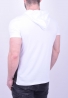 T-Shirt Μακρύ Με Κουκούλα Λευκό