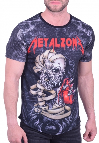 Rock t-shirt μαύρο