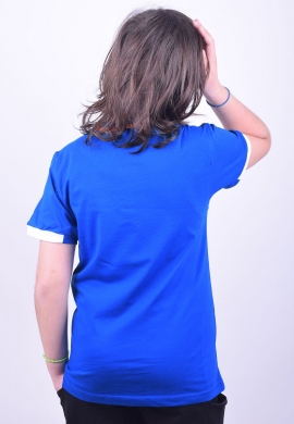 Joyce μπλούζα 211780  με τύπωμα μπλε ρουά