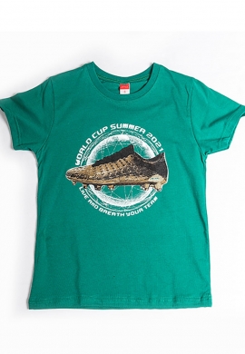 Joyce μπλούζα 211700 με τύπωμα παπούτσι ποδοσφαίρου