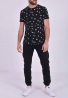 Clever 21430 t-shirt allover prints black