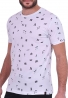 Clever 21430 t-shirt allover prints white