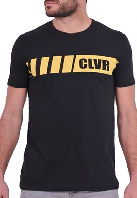 Clever 21270 T-Shirt Με Τύπωμα Μαύρο