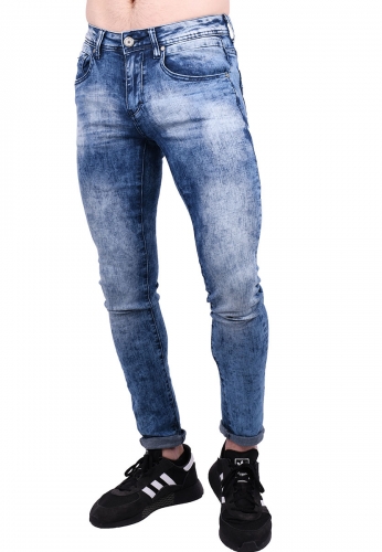 Ανδρικό Παντελόνι Bleached Denim μπλε