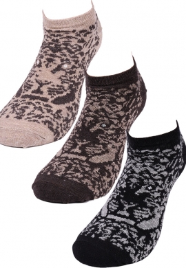 Vtex κοντές κάλτσες σοσόνια με σχέδια σετ 3 ζεύγη