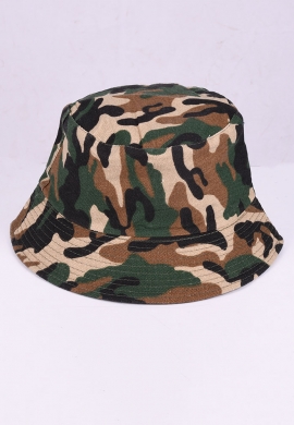 Καπέλο bucket hat διπλής όψης unisex army