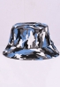 Καπέλο bucket hat διπλής όψης unisex army blue