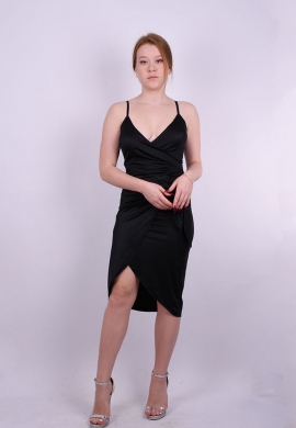 Αμπιγιέ Φόρεμα mini σατέν