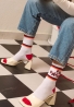 Ekmen socks κάλτσες ψηλές λευκές