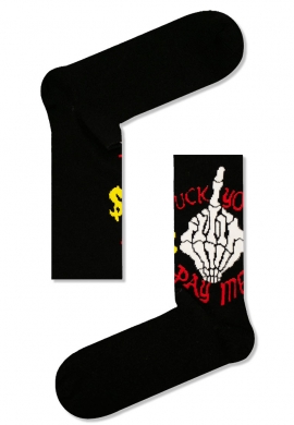 VTEX socks κάλτσες ψηλές unisex f*ck you pay me