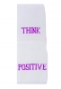 Vtex socks κάλτσες ψηλές unisex με quote Think positive