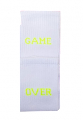 Vtex socks κάλτσες ψηλές unisex με quote Game Over