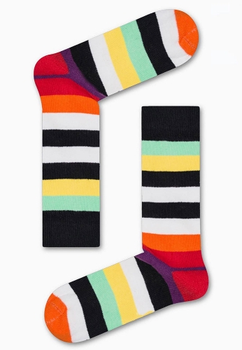 Ekmen socks κάλτσες ψηλές unisex πολύχρωμες ριγέ
