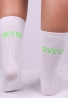 Vtex socks κάλτσες ψηλές unisex με quote Never Give Up