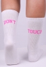 Vtex socks κάλτσες ψηλές unisex με quote Don't Touch