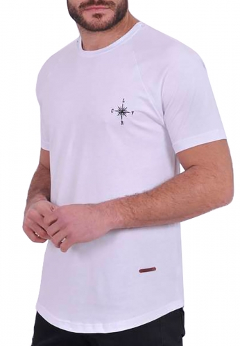 T-Shirt μονόχρωμο clever 21590 λευκό