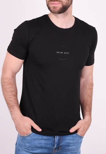 Clever 23290 t-shirt με τύπωμα μαύρο