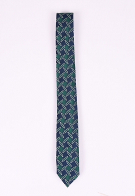 Zen and Zen ανδρική γραβάτα λεπτή με σχέδια