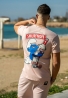 New Wave ανδρικό βαμβακερό t-shirt 241-07 Smurnoff