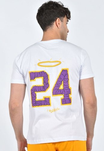 Clever 24300 ανδρικό βαμβακερό t-shirt Lakers regular fit