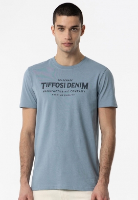 Tiffosi 10054093 ανδρικό t-shirt βαμβακερό slim fit