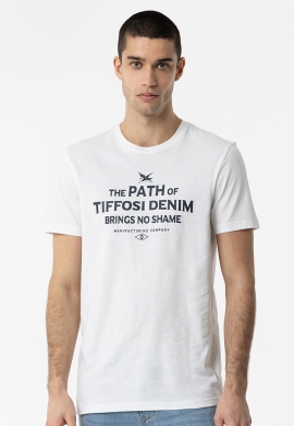 Tiffosi 10054093 ανδρικό t-shirt βαμβακερό slim fit