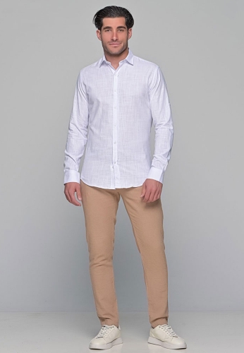 Kedi ανδρικό παντελόνι λινό  slim fit