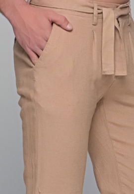Kedi ανδρικό παντελόνι λινό  slim fit