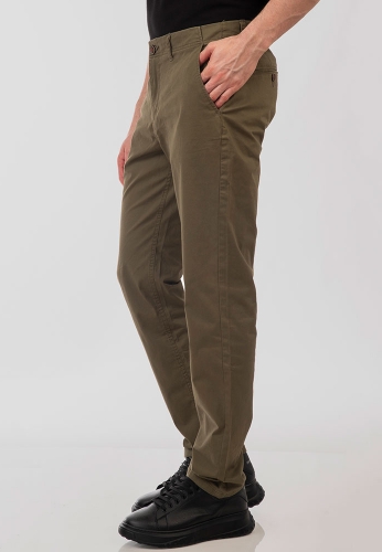 Double CP-4040 ανδρικό παντελόνι chino βαμβακερό slim fit