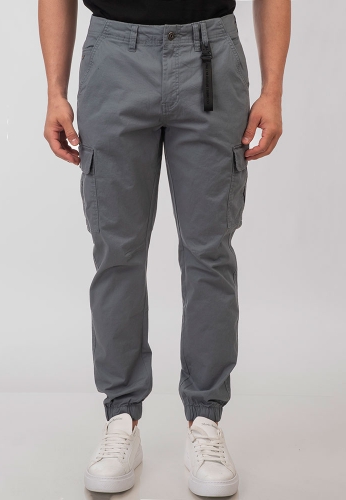 Double CCP-4039 ανδρικό παντελόνι cargo βαμβακερό slim fit