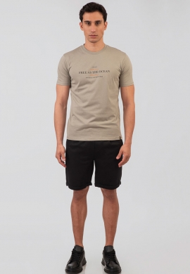 Double ανδρική μπλούζα βαμβακερή slim fit