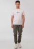 Rebase RCCP-4025  ανδρικό παντελόνι cargo βαμβακερό slim fit