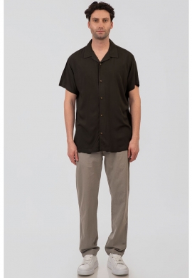 Double ανδρικό πουκάμισο Κοντομάνικο regural fit