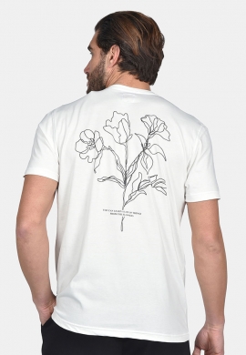Clever ανδρικό  t-shirt με τύπωμα στην πλάτη regular fit