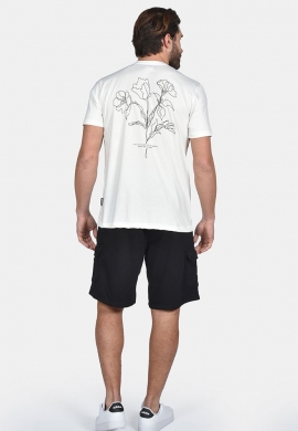 Clever ανδρικό  t-shirt με τύπωμα στην πλάτη regular fit