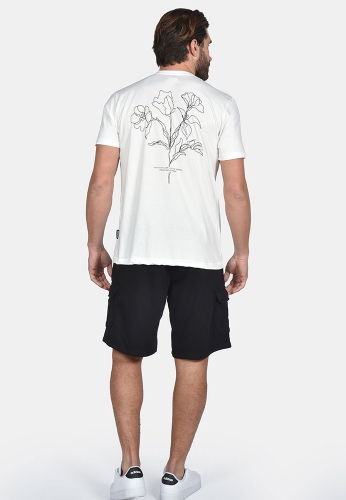 Clever ανδρικό  t-shirt με τύπωμα στην πλάτη regular fit
