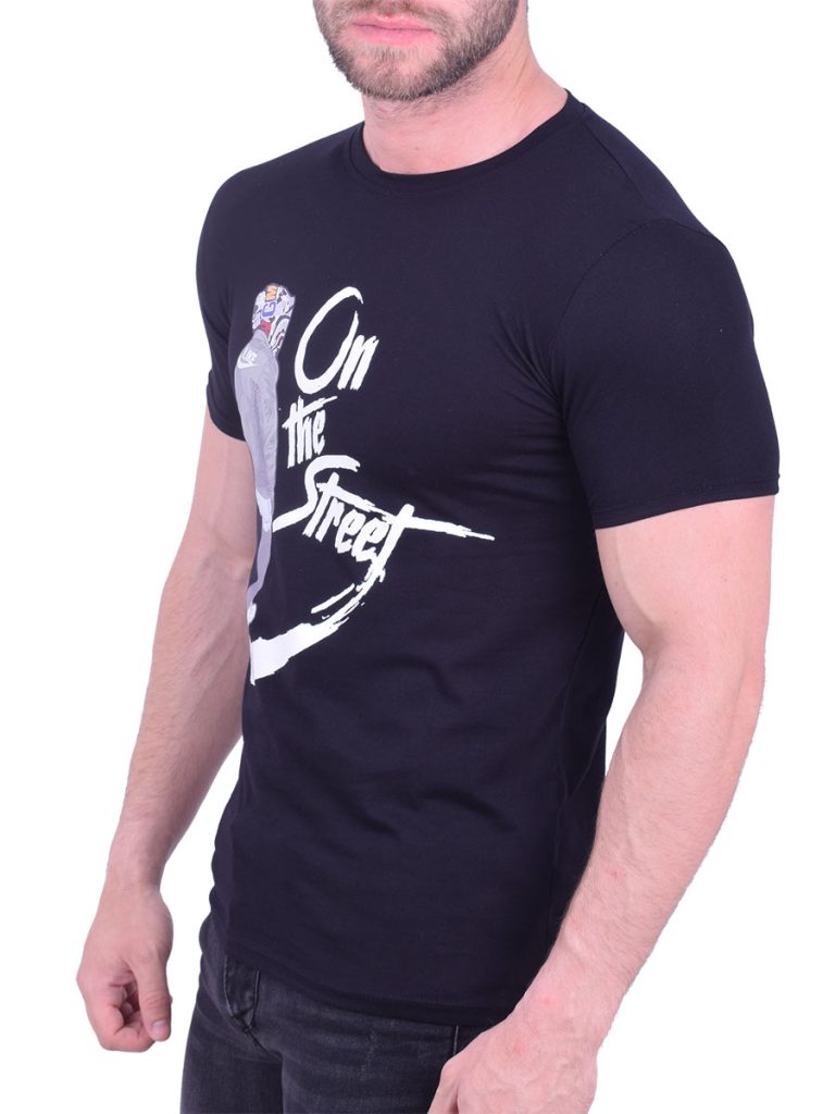 T-Shirt casual μαύρο