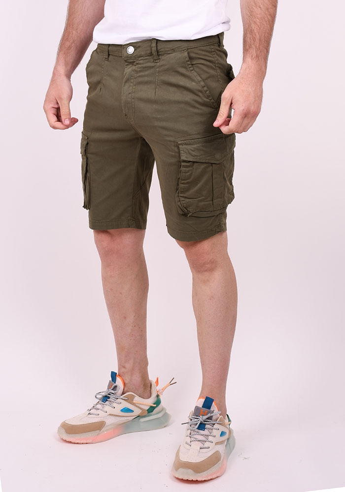 Clever Βερμούδα big size Cargo υφασμάτινη