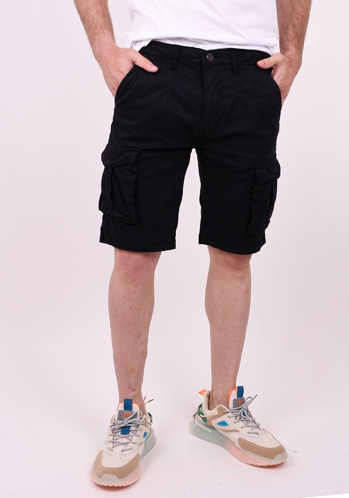 Clever Βερμούδα big size Cargo υφασμάτινη