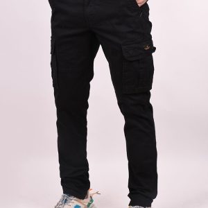 Double CCP-402 ανδρικό παντελόνι cargo βαμβακερό slim fit