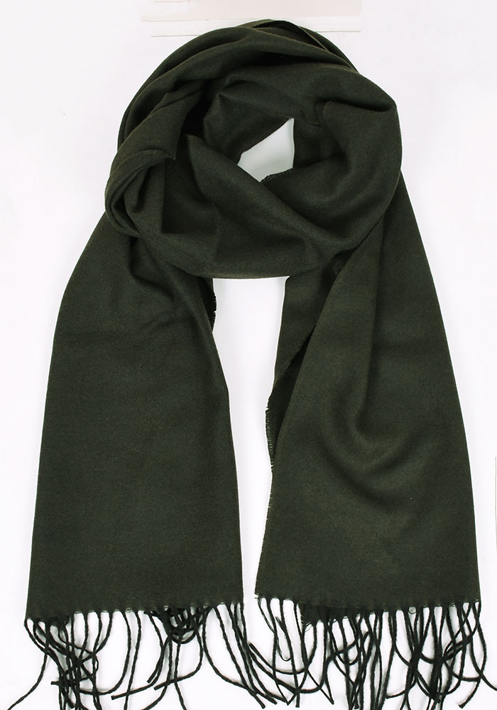 Κασκόλ unisex  μονόχρωμο με κρόσσια