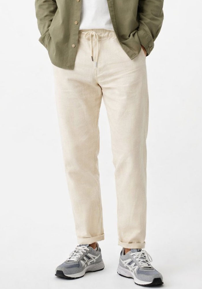 Ανδρικό παντελόνι λινό