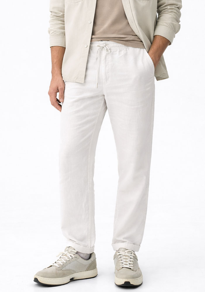 Ανδρικό παντελόνι λινό